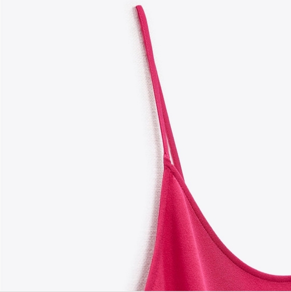 ZARA MIDI DRESS WITH STRAPS - Picture 6 of 7